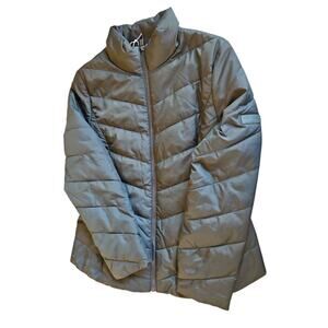 Ted Baker Coat Renika Short Quilted Packable Puffer Forest Green NWT Sz 4